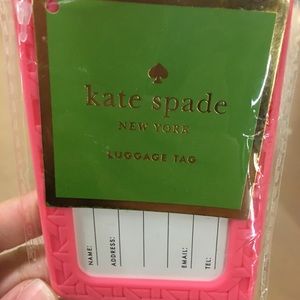 Kate Spade luggage tag